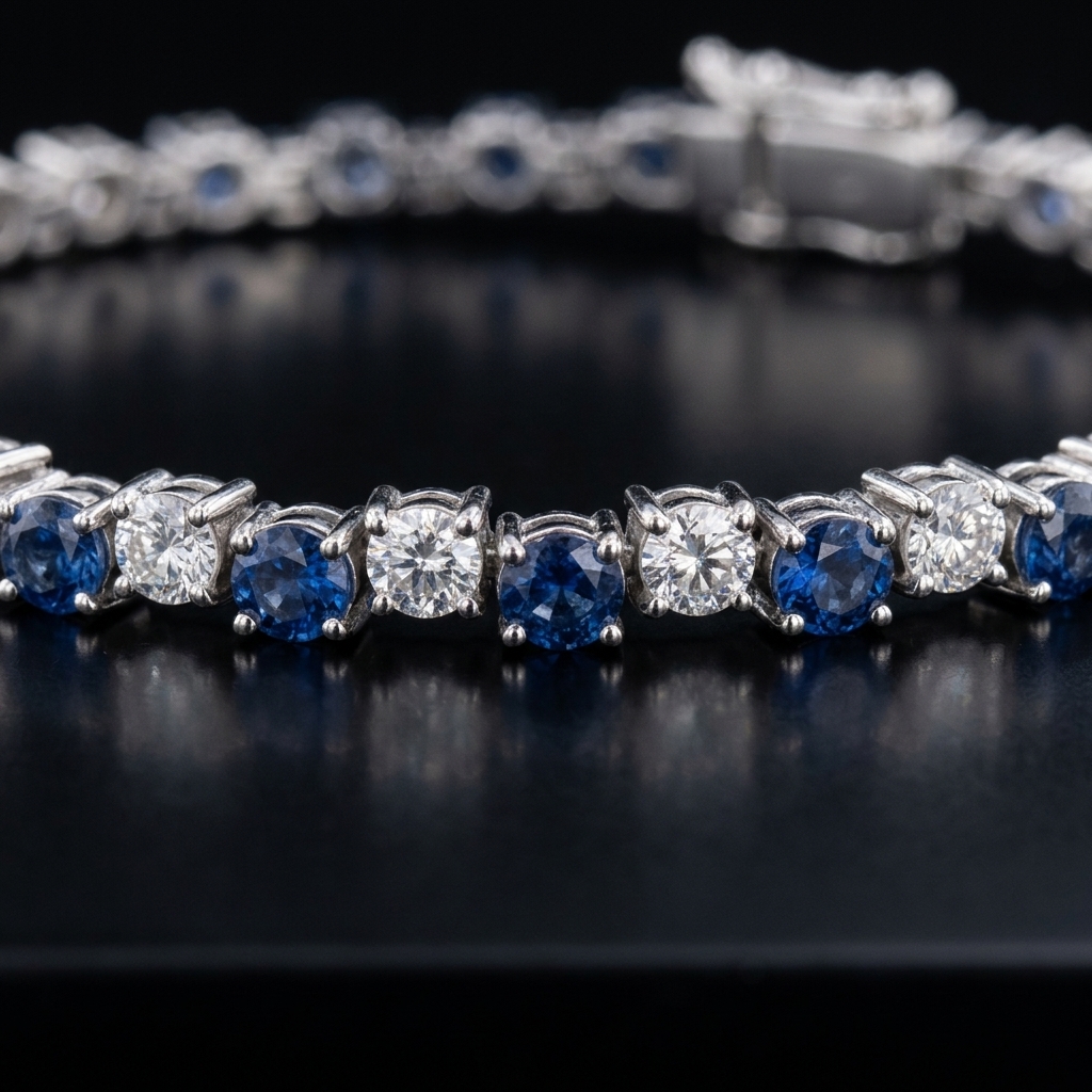 Sapphire Diamond Bracelet