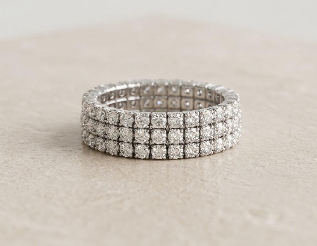 3 ROW FLEXIBLE RING