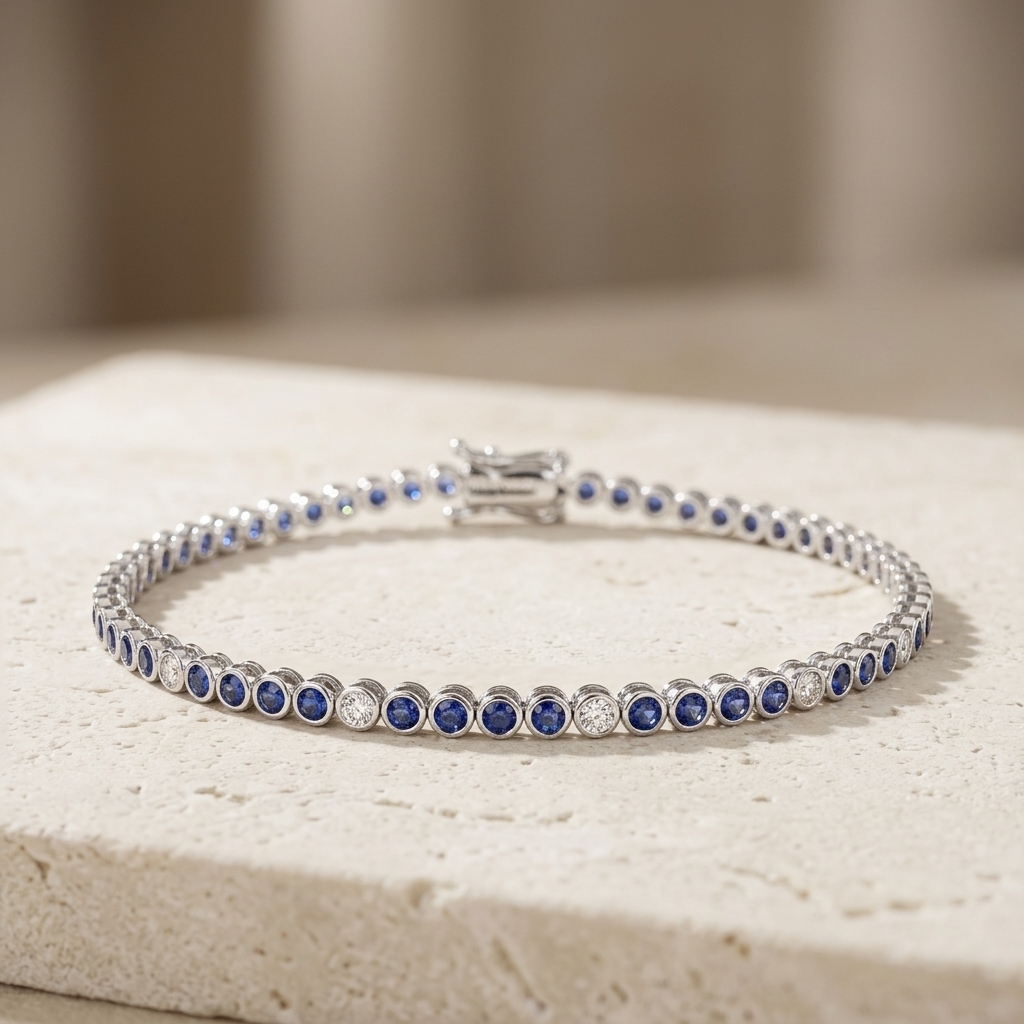 Bezel Sapphire Diamond