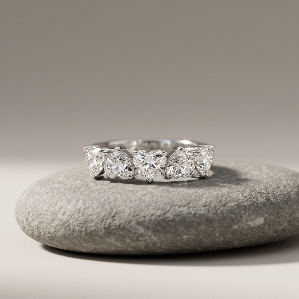 Heart Shape Diamond Ring 