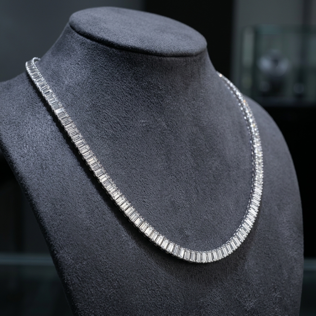 Emerald Diamond Necklace