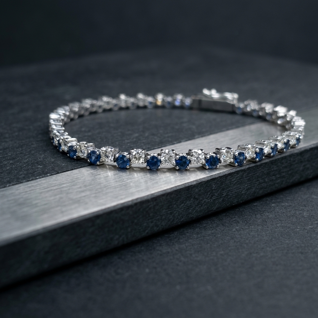 Sapphire Diamond Bracelet