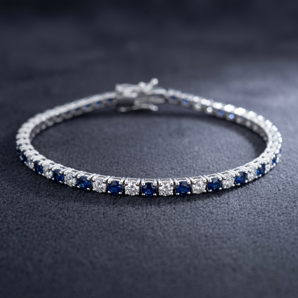 Sapphire Diamond Bracelet 