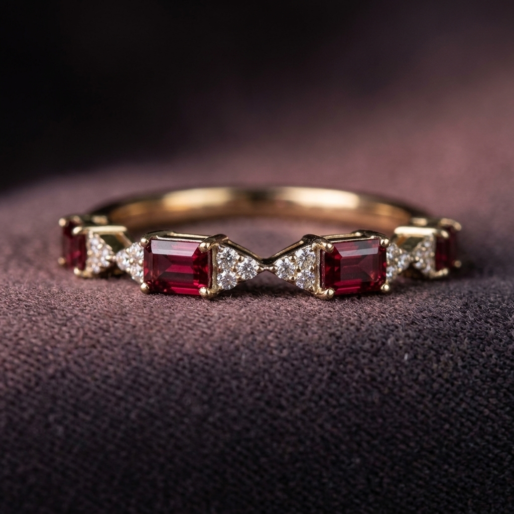 Fancy Ruby and Diamond 