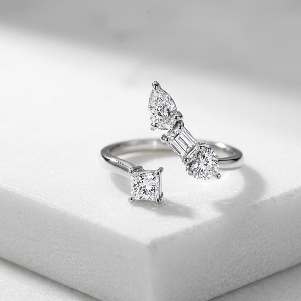 4 Stone Fancy Ring 
