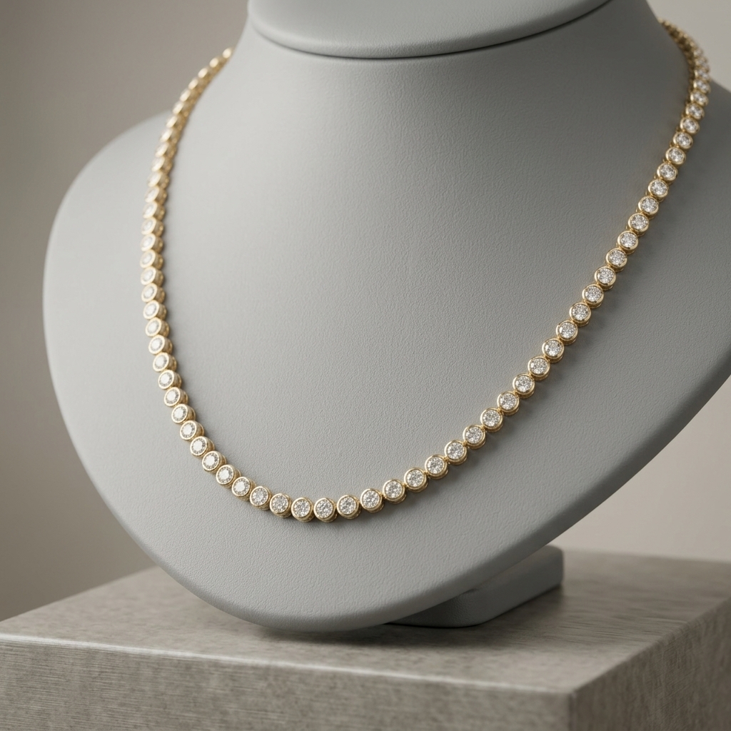 Bezel Necklace