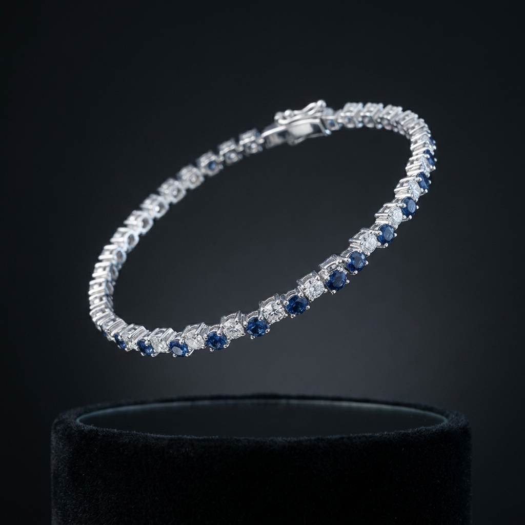 Sapphire Diamond Bracelet
