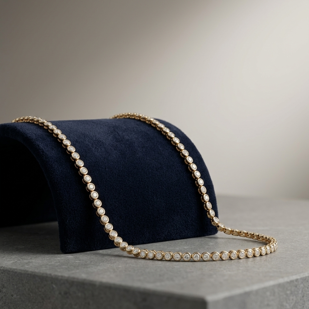 Bezel Necklace