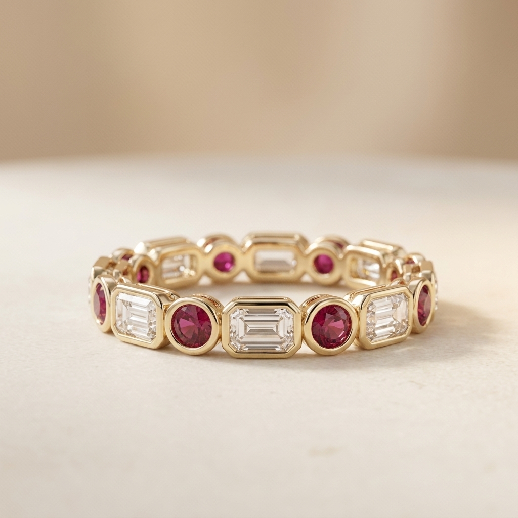 Bezel RUBY EMERALD