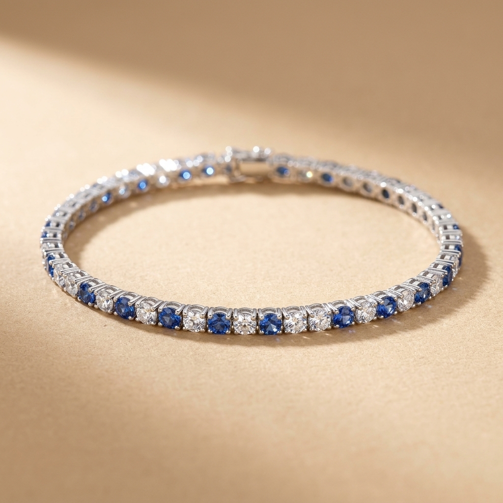 Sapphire Diamond Bracelet 