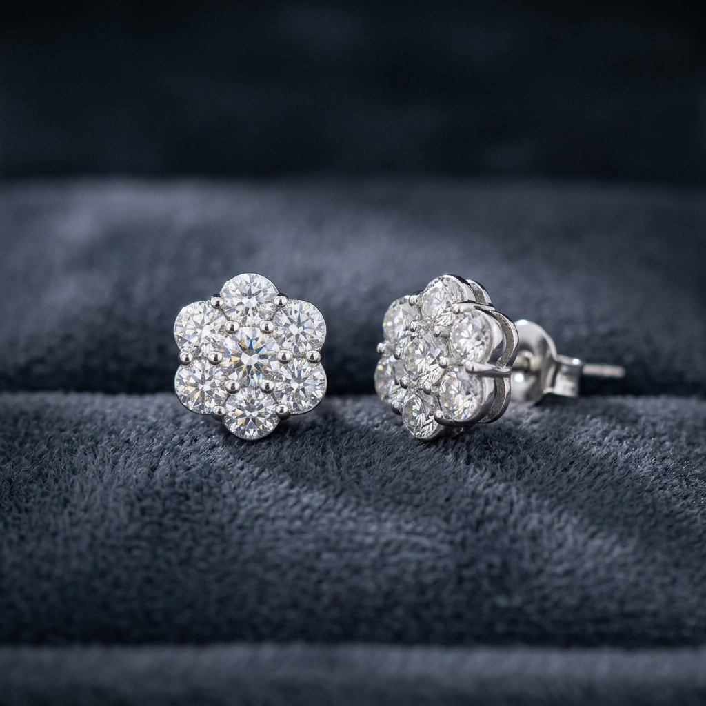 Cluster Earrings