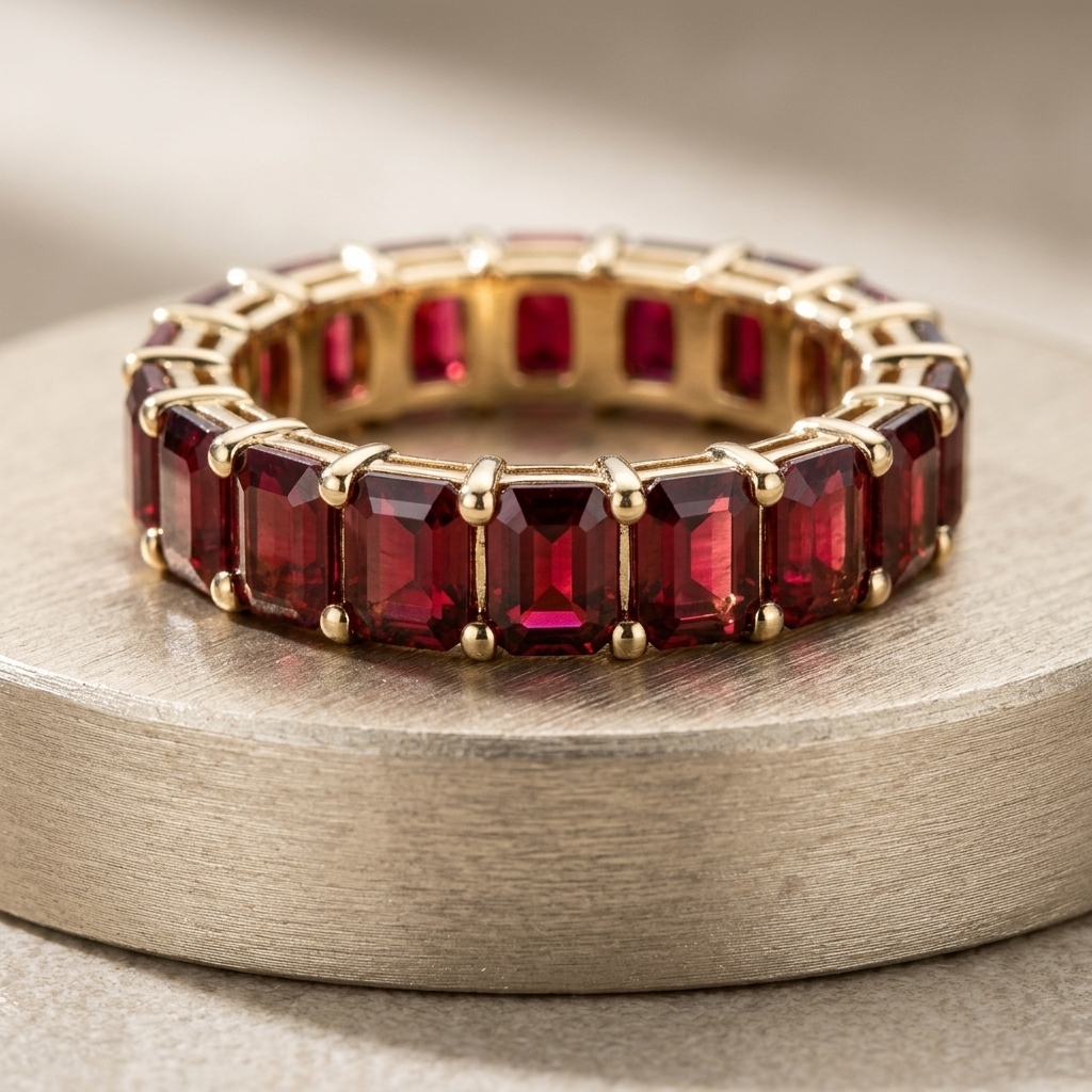 RUBY EMERALD RING